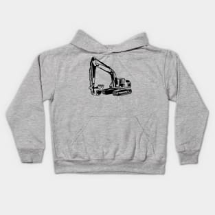 Excavator Kids Hoodie